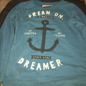 Women’s blue GLMR KLLS sweater